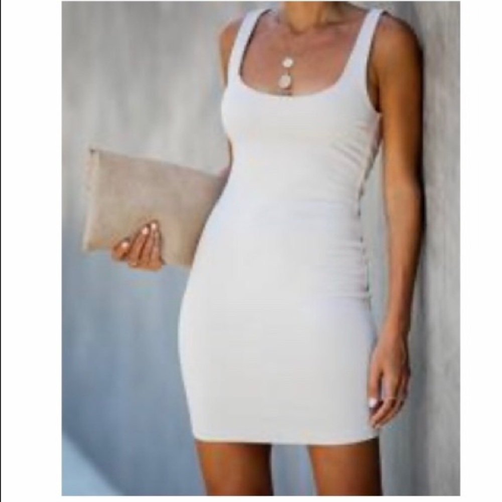 After Party Bodycon Dress - nude